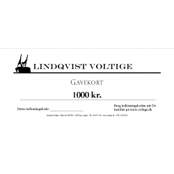 Gift Card - 1000 DKK